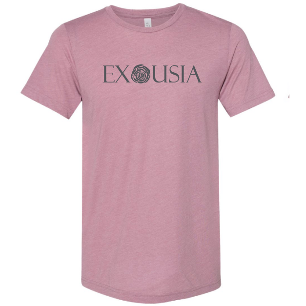 Exousia Tri-Blend Performance Reflective Shirt Mauve#color_mauve