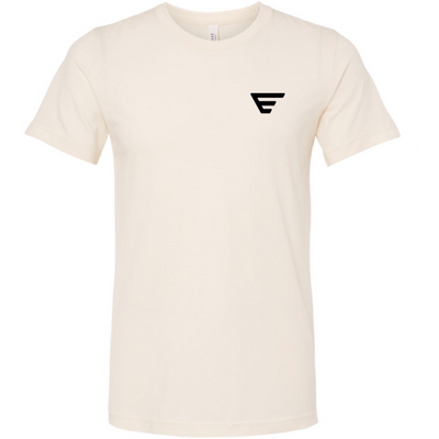 Exousia Tri-Blend Performance Athletic Shirt White#color_white