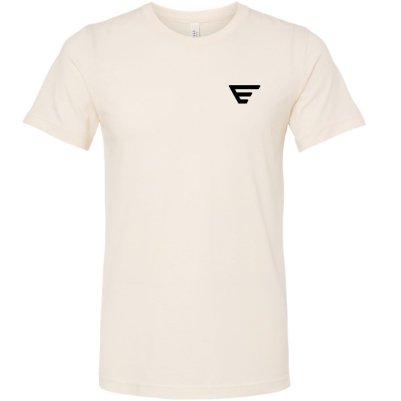 Exousia Tri-Blend Performance Athletic Shirt White#color_white