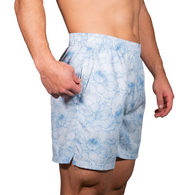 men 5 inch floral shorts light blue#color_light-blue